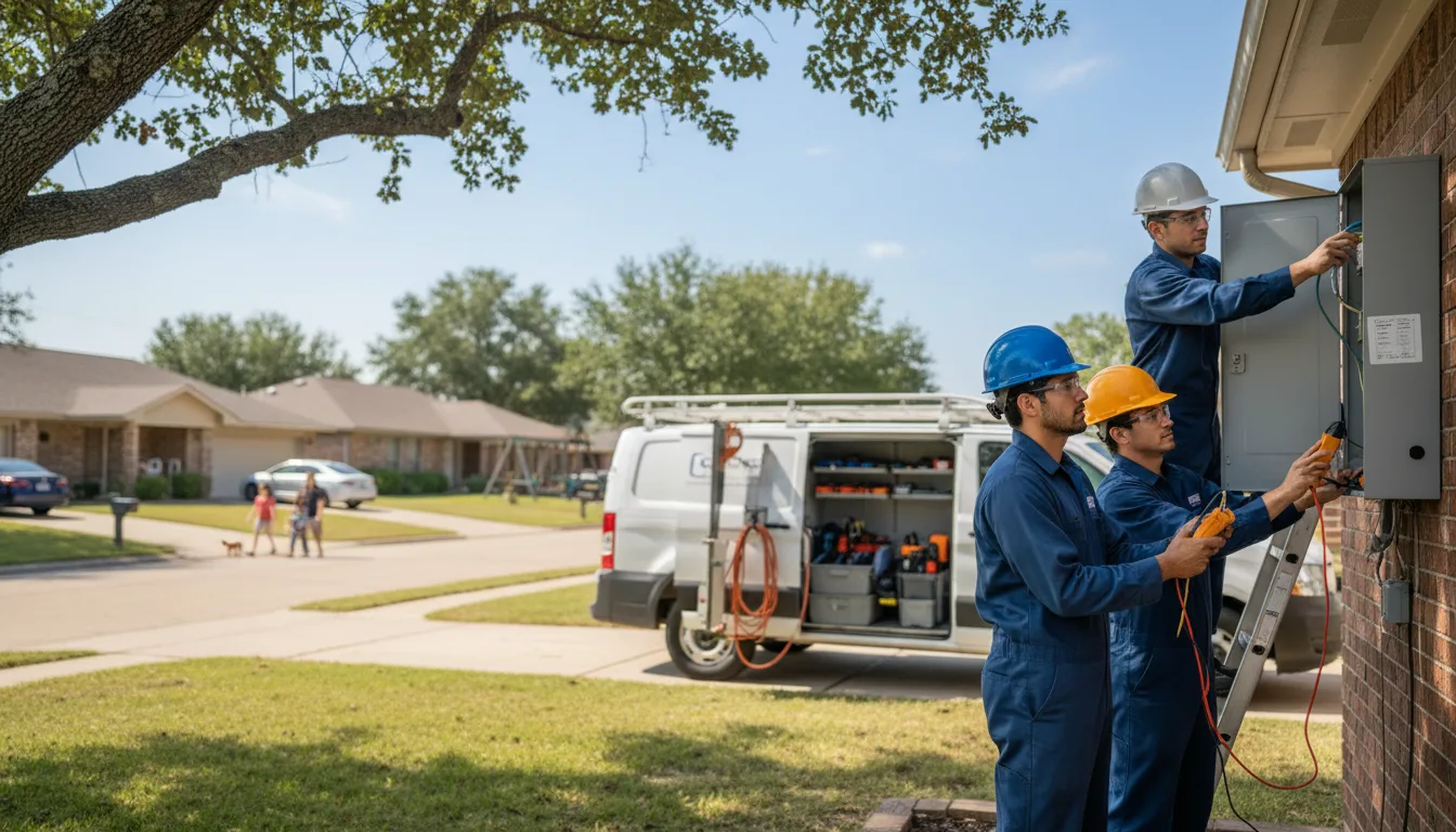 Certified electrician providing emergency electrical services in Brinkley, AR